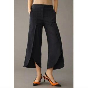 Anthropologie Maeve Tulip-Hem Crop Pants